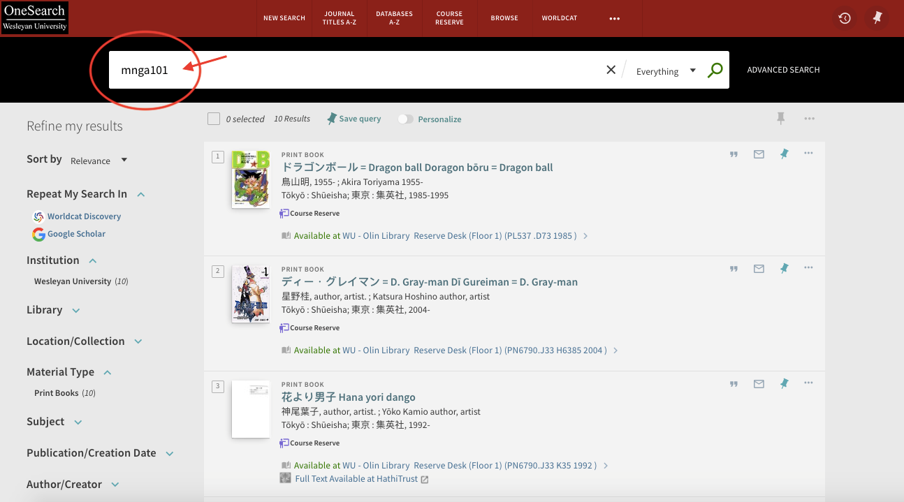 How to access Manga